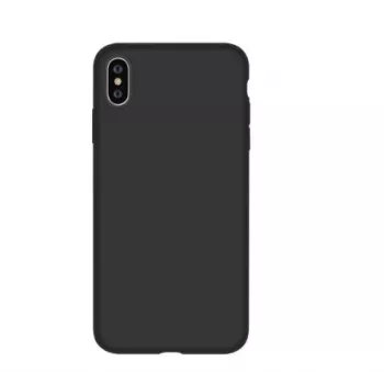Ochronne etui silikonowe Devia do iPhone XS Max (6,5 cala, czarne)