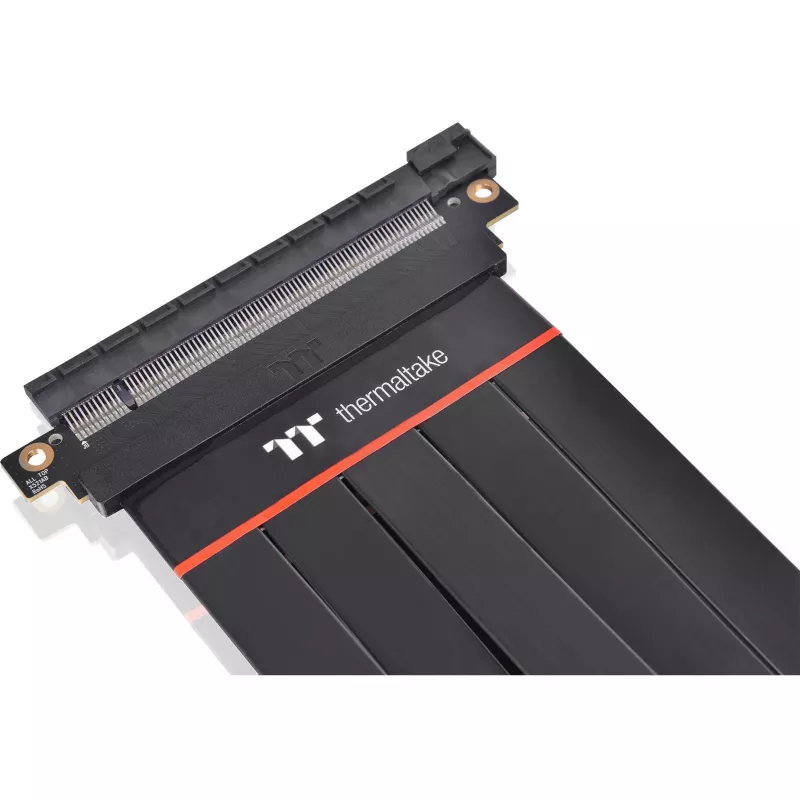 Wewnętrzny kabel zasilający THERMALTAKE AC-058-CO1OTN-C1, PCI-E x16 (Gen4) męski na żeński, 0,3 m, czarny