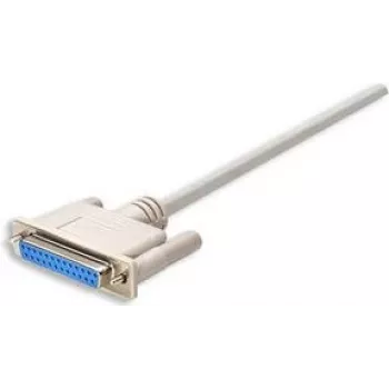 Kabel szeregowy Manhattan 4,5 m DB25 M/Ż, biały, DB25 Ż