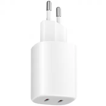 Ładowarka Xiaomi Nano Turbo 45W biała — 2× USB‑C AC wewnętrzna do smartfonów i tabletów