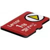 Karta pamięci MicroSDXC Lexar 1 TB UHS-I Class 10 U3 V30 Odczyt 205 MB/s Zapis 140 MB/s (czerwona)