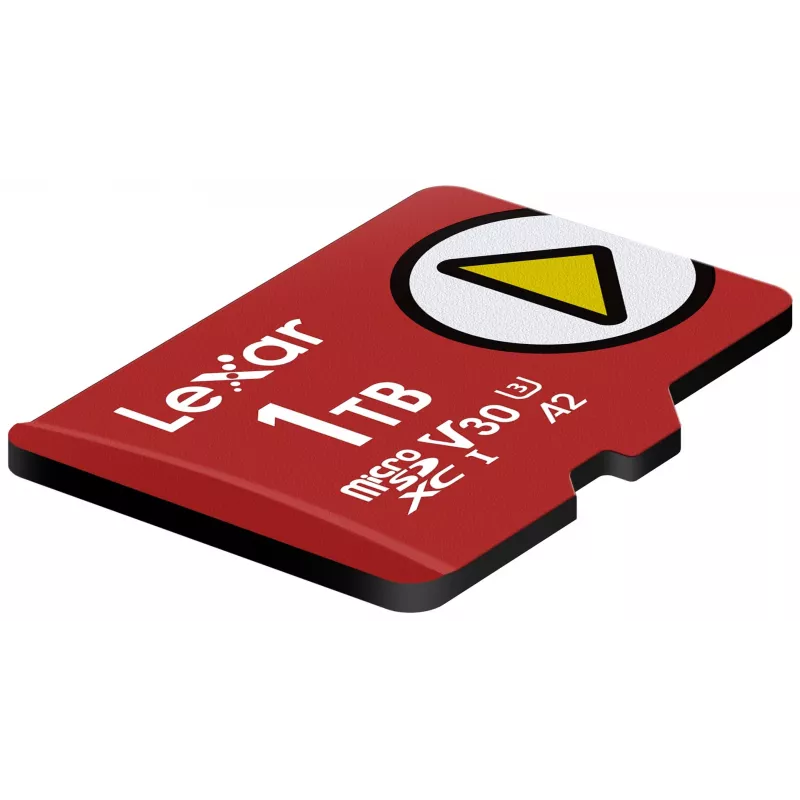Karta pamięci MicroSDXC Lexar 1 TB UHS-I Class 10 U3 V30 Odczyt 205 MB/s Zapis 140 MB/s (czerwona)