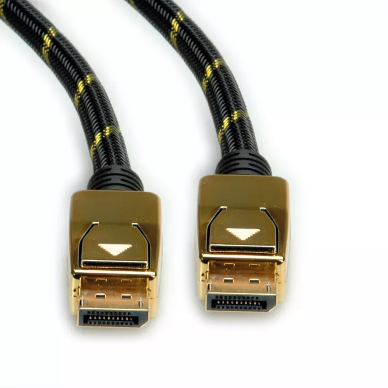 Kabel DisplayPort ROLINE 11.04.5922 3 m Czarny Złoty