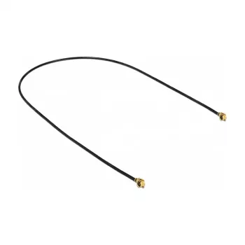 Kabel koncentryczny DeLOCK 89609 0,3 m MHF (I-PEX) czarny złoty