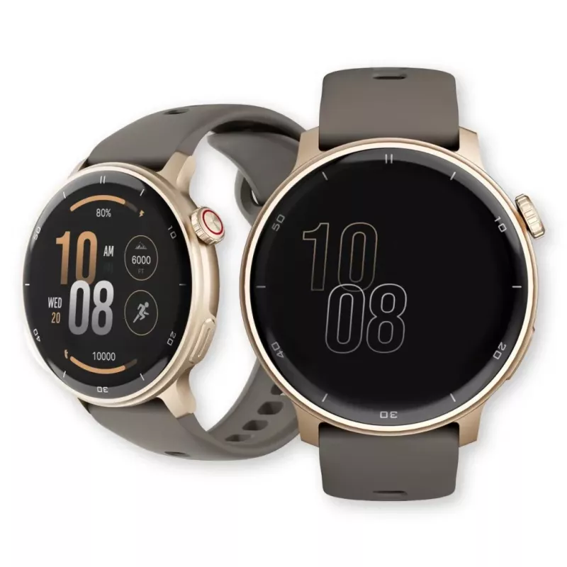 Smartwatch Stelio STSWA101GD Activ GPS 46mm Złoty — 46 mm smartwatch GPS, złota obudowa