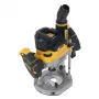 Zanurzeniowa frezarka DeWalt DCW620NT-XJ, akumulatorowa, bezszczotkowa, 18V, 1600W mocy wyjściowej, 11–23k RPM, tuleja 12,7 mm, odpylacz, LED, 3,6 kg, walizka