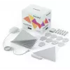 Trójkątne panele LED Nanoleaf NL47-0002TW-9PK — zestaw 9 paneli RGB do montażu na ścianie, zasilanie AC, białe
