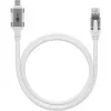 Kabel sieciowy Goobay 74180 USB C RJ-45 Cat6 10 m biały