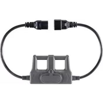VOLTCRAFT CAA-1L 16 Adapter pomiarowy IEC Wtyczka urządzenia C20 - IEC Gniazdo urządzenia C19 Ciemnoszary (CAA-1L 16)