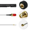 Antena Wi‑Fi wewnętrzna QOLTEC 57046, dwuzakresowa 2,4–2,5 GHz i 5,1–5,8 GHz, 5 dBi, 50 Ω