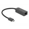 Kompaktowy adapter USB Type-C męski do 2,5 Gigabit LAN DeLOCK 66645