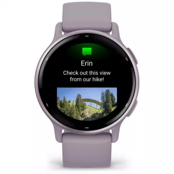 Garmin Vivoactive 5 3,05 cm (1,2 inch) AMOLED Cyfrowy 390 x 390 pikseli Dotykowy Fioletowy Wi-Fi GPS (satelitarny)