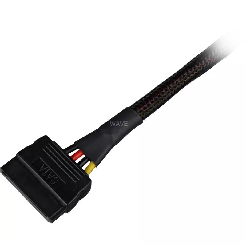 Kabel zasilający SATA Sharkoon 15 cm — przejściówka do połączeń zasilania SATA