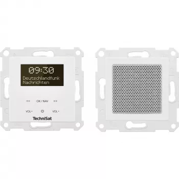 TechniSat DigitRadio UP 55 - Radio DAB - 2 x 2 Wat - Biały (0001/3901)