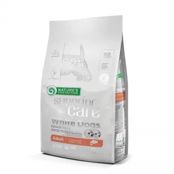 NATURE'S PROTECTION Superior Care Biały Dogs Grain Free Junior Small Biały fish - sucha karma dla szczeniąt - 10 kg