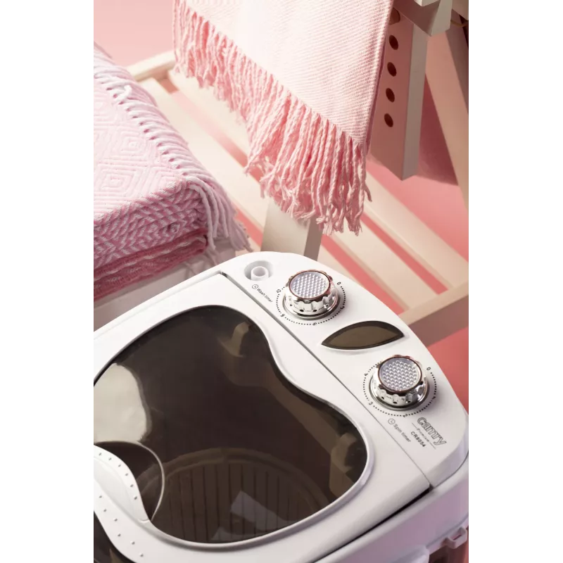 Camry Premium CR 8054 pralka ładowana od góry 3 kg brązowy, biały