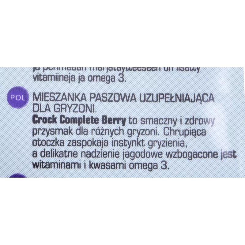 VERSELE LAGA Complete Crock Berry - przysmak dla gryzoni - 50g
