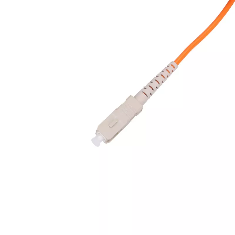 Kabel światłowodowy Extralink EX.3692 — FTTH OM2 SC‑SC, 1 m, pełny dupleks, czerwony