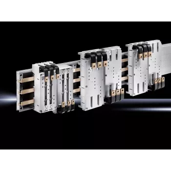 Adapter elementu przełącznika próżniowego rack Rittal 9345.610, do instalacji 690 V, RAL 7035