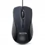DICOTA - Mysz - dla prawo- i leworęcznych - Laser - 3 przyciski - Przewodowa - USB - Czarny (D32011)