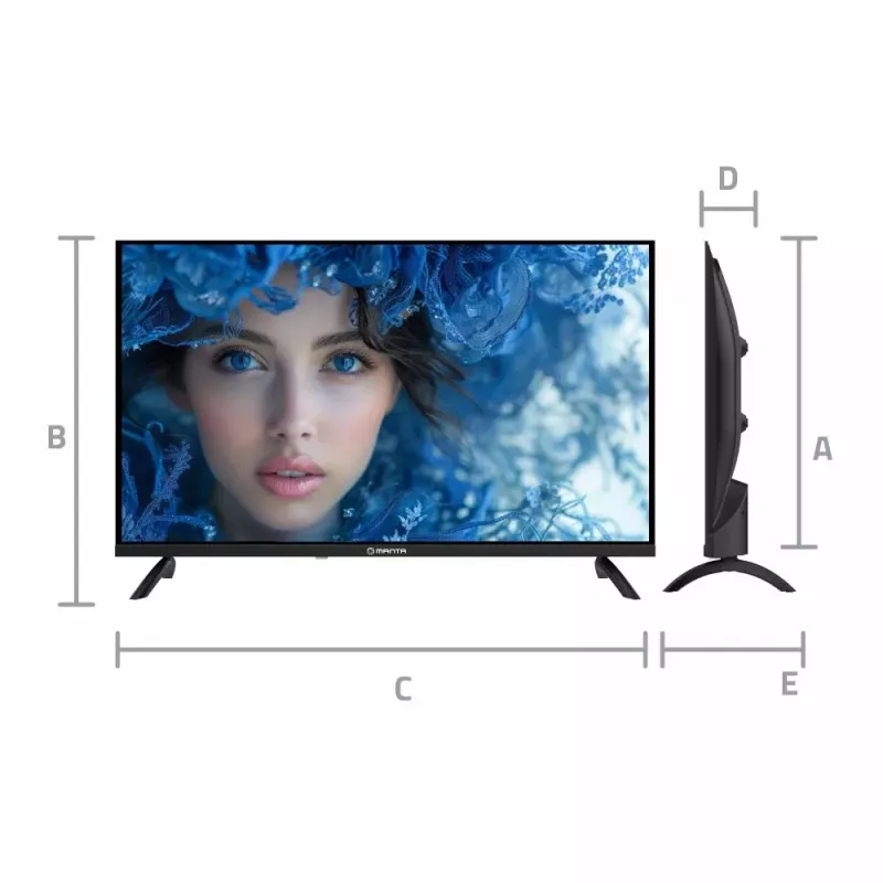 Telewizor LED MANTA MATV001LHN32 32 cale HD ready