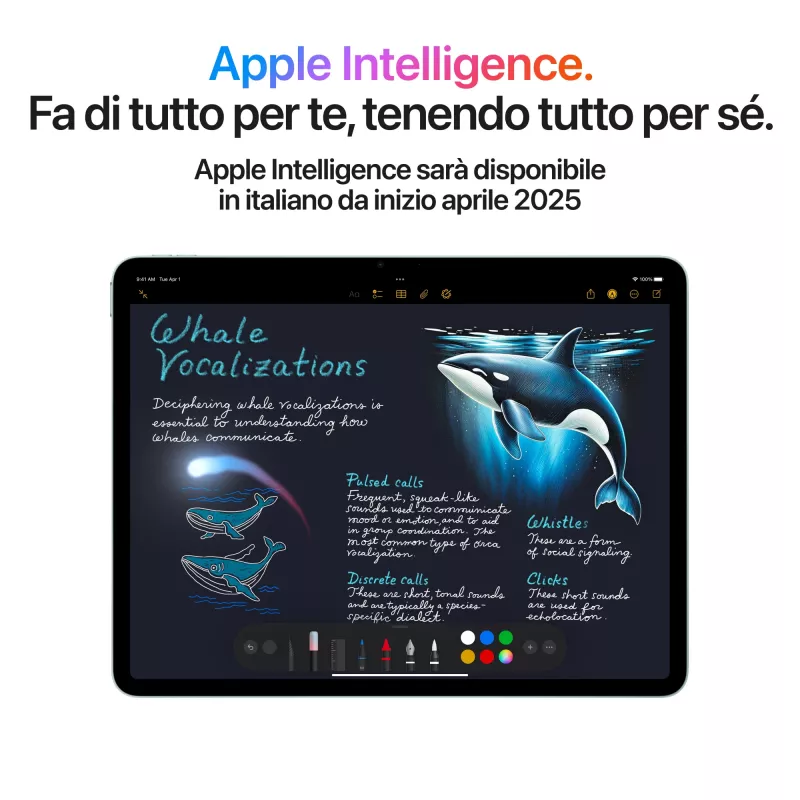 Apple iPad 13-calowy Air Wi-Fi + Cellular 256GB - Starlight