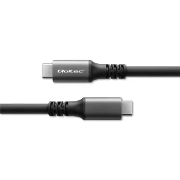 Kabel USB-C QOLTEC USB4 240W do Thunderbolt 3/4, 40 Gb/s, przesył mocy 240 W