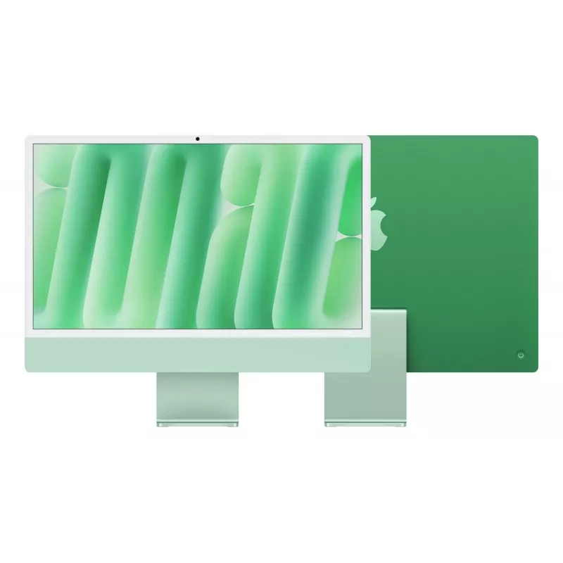 iMac 24 cale: M4 10/10, 24 GB, dysk SSD 512 GB - zielony