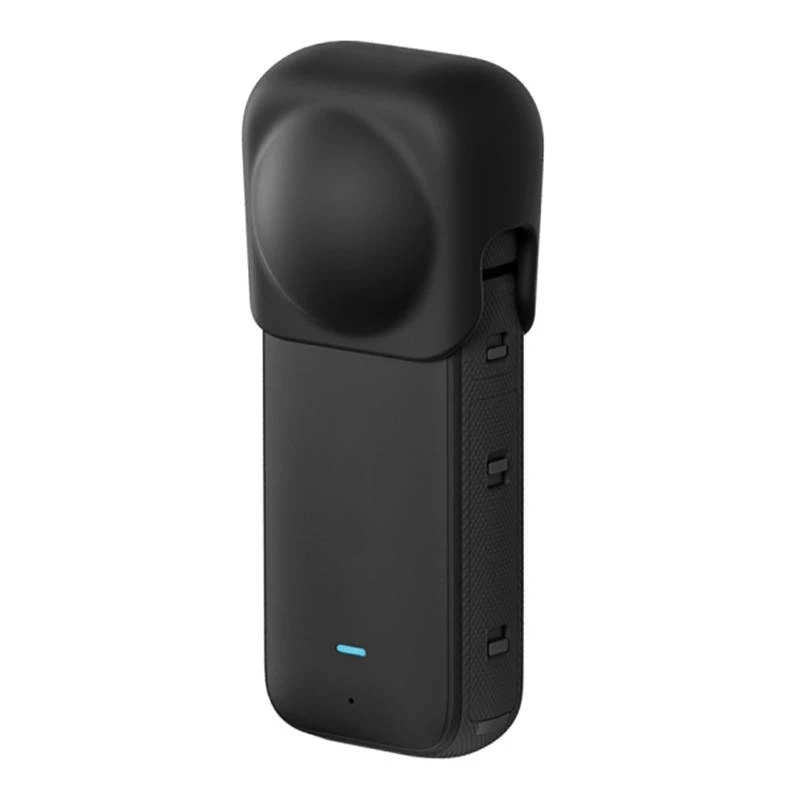 Silikonowa nakładka ochronna na obiektyw Puluz do Insta360 X3 (czarna)