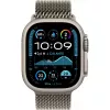 Apple Watch Ultra 2 GPS + Cellular 49mm Natural Titanium Case z Natural Titanium Milanese Loop - M