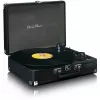 Gramofon z napędem paskowym Lenco TT-115 Czarny — przenośny odtwarzacz w stylu walizki, Bluetooth 5.0, nagrywanie USB, 33/45/78 obr./min