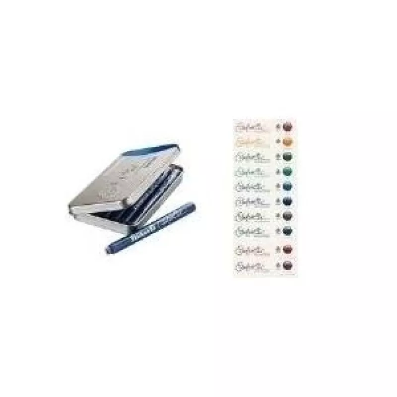 Pelikan 339648 - Rot - Rot - Silber - Füllfederhalter - Deutschland - Box - 6 Stück(e)