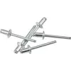 Nity rurkowe KWB 407482, aluminium, średnica 4,8 mm, długość 12 mm