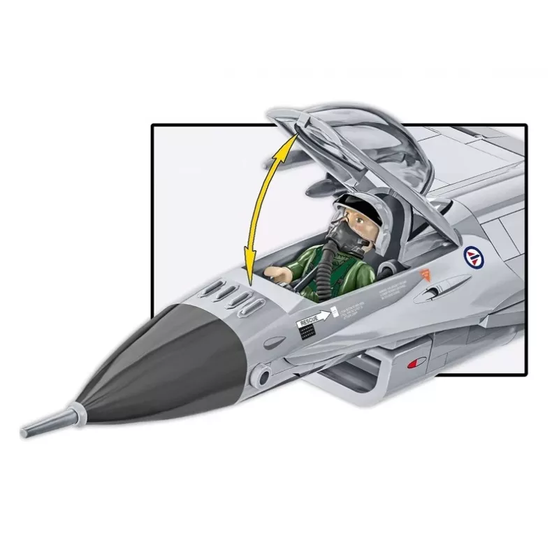 Cobi Zestaw konstrukcyjny F-16AM Fighting Falcon, 495 elementów, model w skali