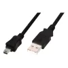 Kabel połączeniowy USB A / miniUSB B M/M 1 m czarny