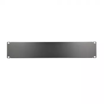 Panel maskujący do szafy rack Extralink Front Blank Panel 2U 19 cali Czarny, obudowa stalowa