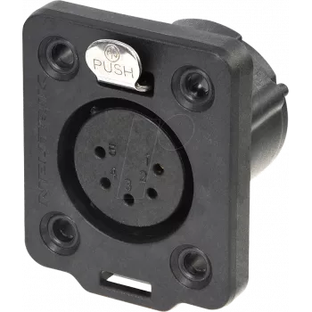 Neutrik NC5FDX-TOP Złącze przewodowe XLR Czarny (NC5FDX-TOP)