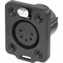 Neutrik NC5FDX-TOP Złącze przewodowe XLR Czarny (NC5FDX-TOP)