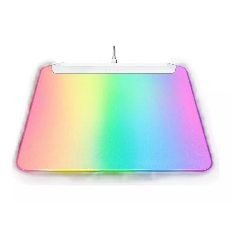 Podkładka pod mysz gamingowa Razer Firefly V2 Pro biały — podświetlenie RGB, zasilana przez USB, antypoślizgowa podstawa