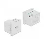 Gniazdo ścienne DELOCK 81312 USB-C 100–240V 0,5A Biały, Wskaźnik zasilania LED
