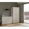 komoda z 2 drzwi i 3 szuflady, kolor kaszmirowy