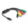 DeLOCK 4-portowy koncentrator kablowy USB 2.0 USB Type-C na 3 x USB-A żeński + 1 x USB-C męski