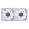 JONSBO ZB-240W 2x120mm ARGB PWM Wentylatory obudowy - Biały