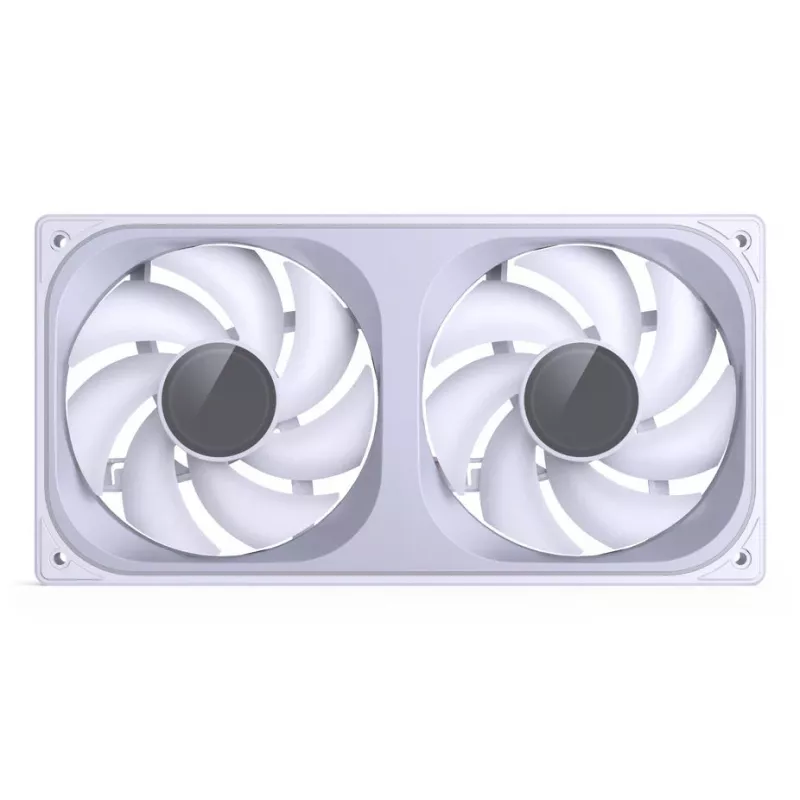 JONSBO ZB-240W 2x120mm ARGB PWM Wentylatory obudowy - Biały