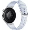 Smartwatch Huawei WATCH GT5 41mm z wyświetlaczem AMOLED 1,32 cala o rozdzielczości 466 x 466 pikseli. Pojemność baterii 323 mAh, waga tylko 35 g.