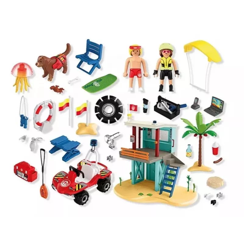 Zestaw PLAYMOBIL Wieża ratunkowa i buggy plażowe 71903 – zestaw z wieżą i buggy