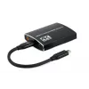 Gembird A-CM-HDMIF2-01 Adapter USB-C na podwójne HDMI, 4K 60Hz, czarny