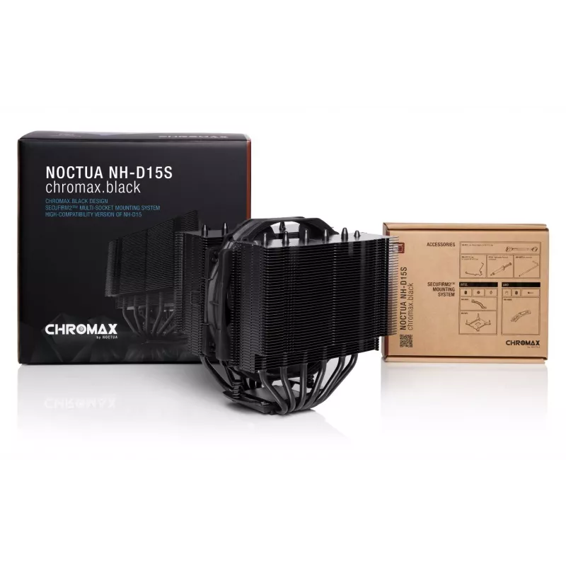 Noctua NH-D15S chromax.Czarny Chłodzenie procesora 14 cm 1 szt.