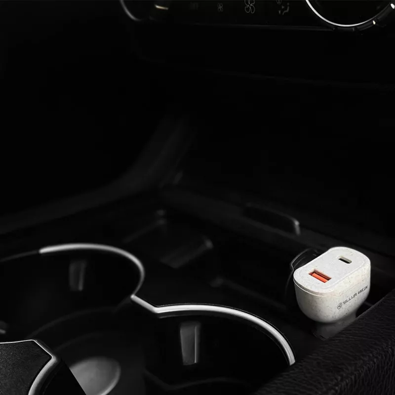 Ładowarka samochodowa Tellur TLL151341 36W 6A PD18W QC3.0 — adapter USB do szybkiego ładowania w samochodzie