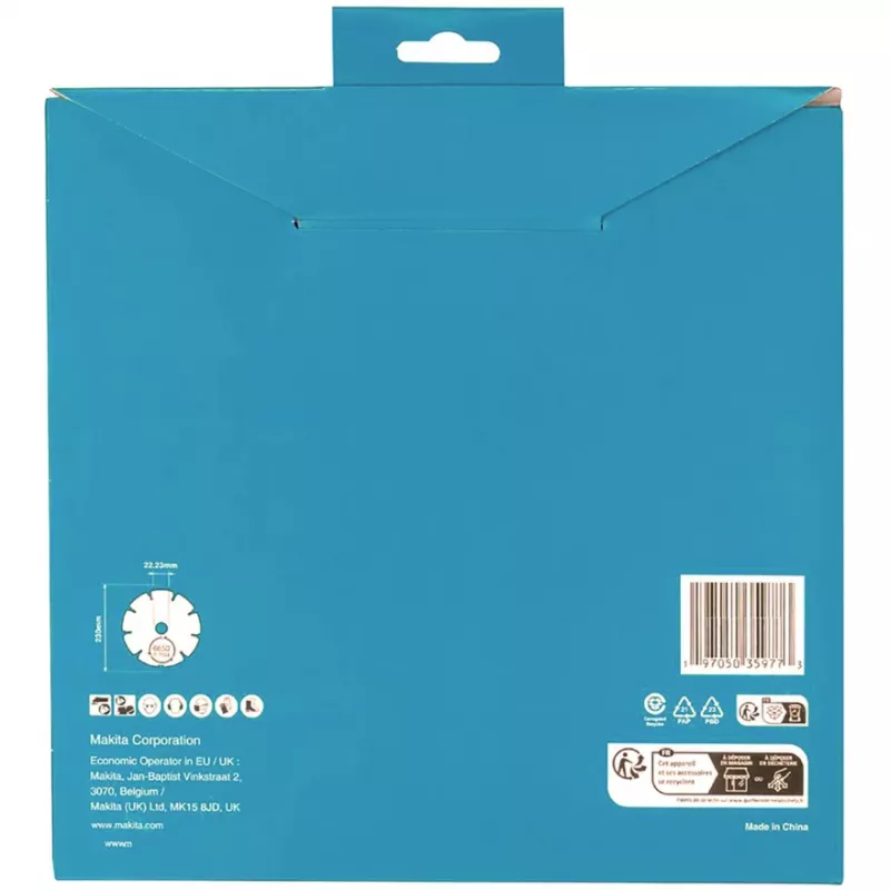 Tarcza diamentowa Makita D-80117 do cięcia, 230x22,23 mm